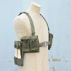 Original Military Surplus 1971's Type 63 7.62MM Auto Rifle Webbing Individual Equipment Grenade Holder Chest Rig Tactical Vest