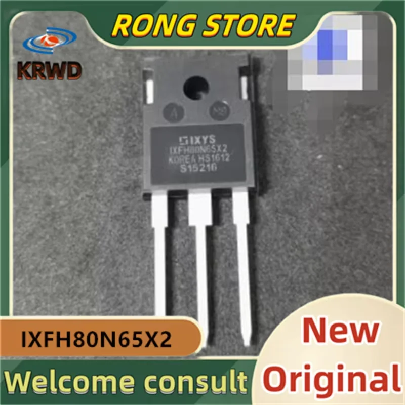 (5PCS) IXFH80N65X2 80N65  650V 80A TO-247   New and Original Chip IC