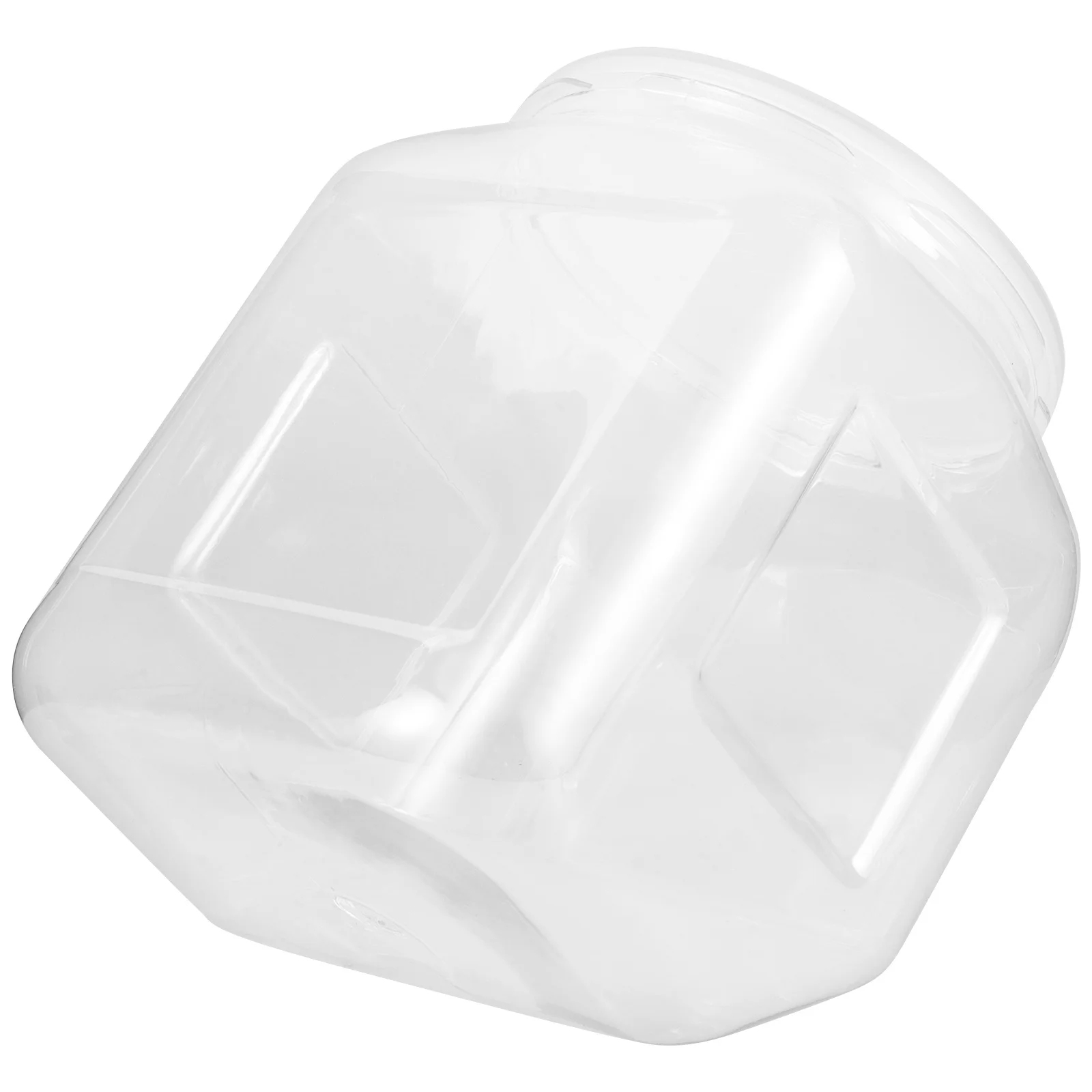 

1pcs Clear Latex Storage Box Large Capacity Transparent Container For Party Birthday Proposal Multipurpose Storage Bin Reusable