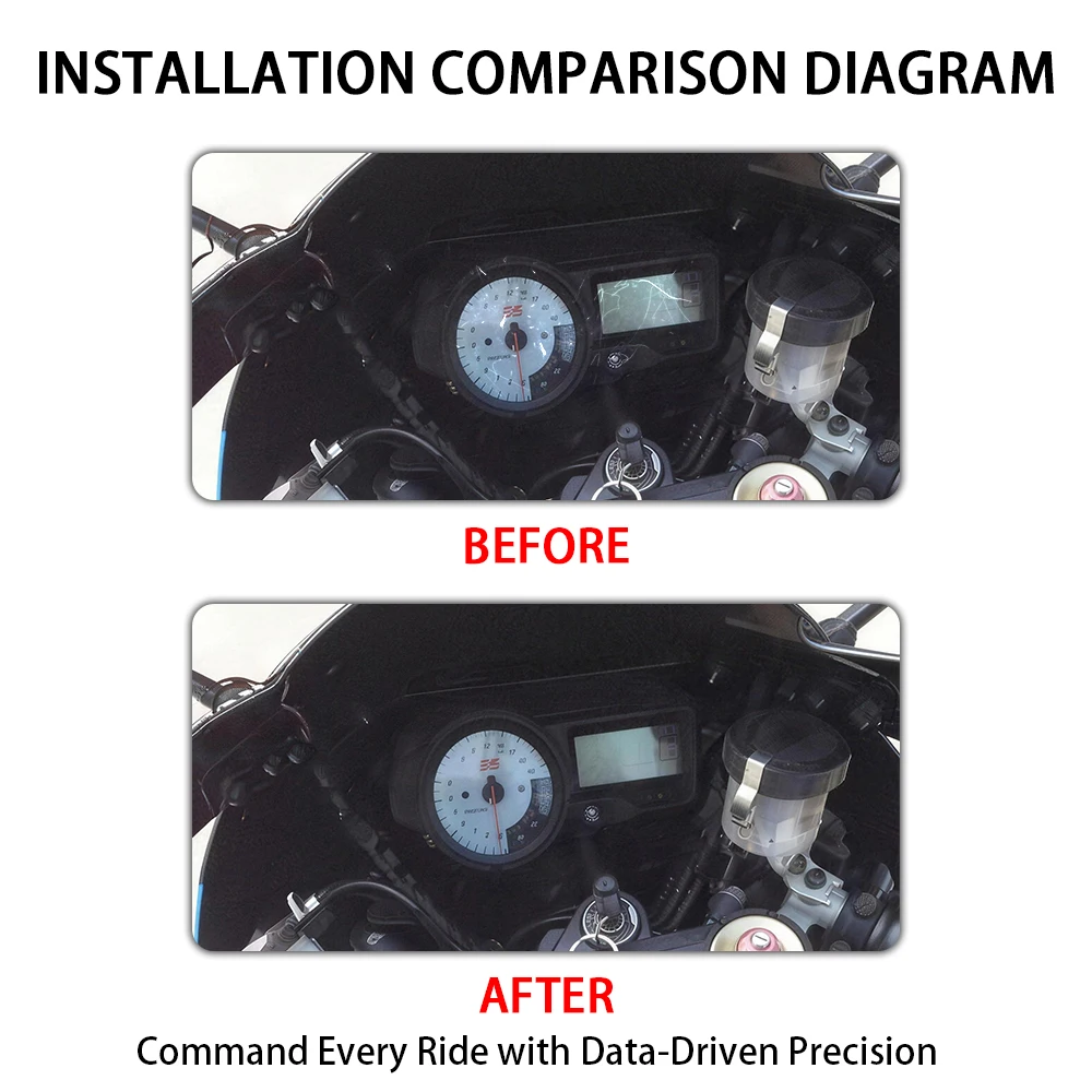 Fit For Suzuki GSXR1000 GSX-R 1000 K3 K4 2003 2004 Motorcycles Speedometer Speedo Meter Gauge Tachometer Instrument Case Cover