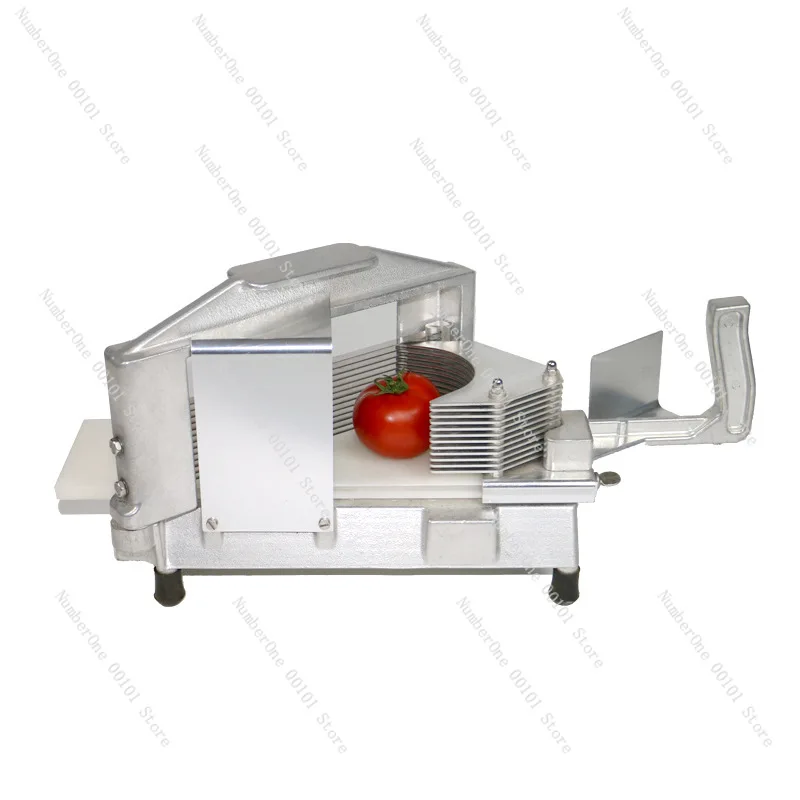 Commercial Manual Tomato Slicer, Fruit & Vegetable Cutting Machine for Restaurant Kitchen