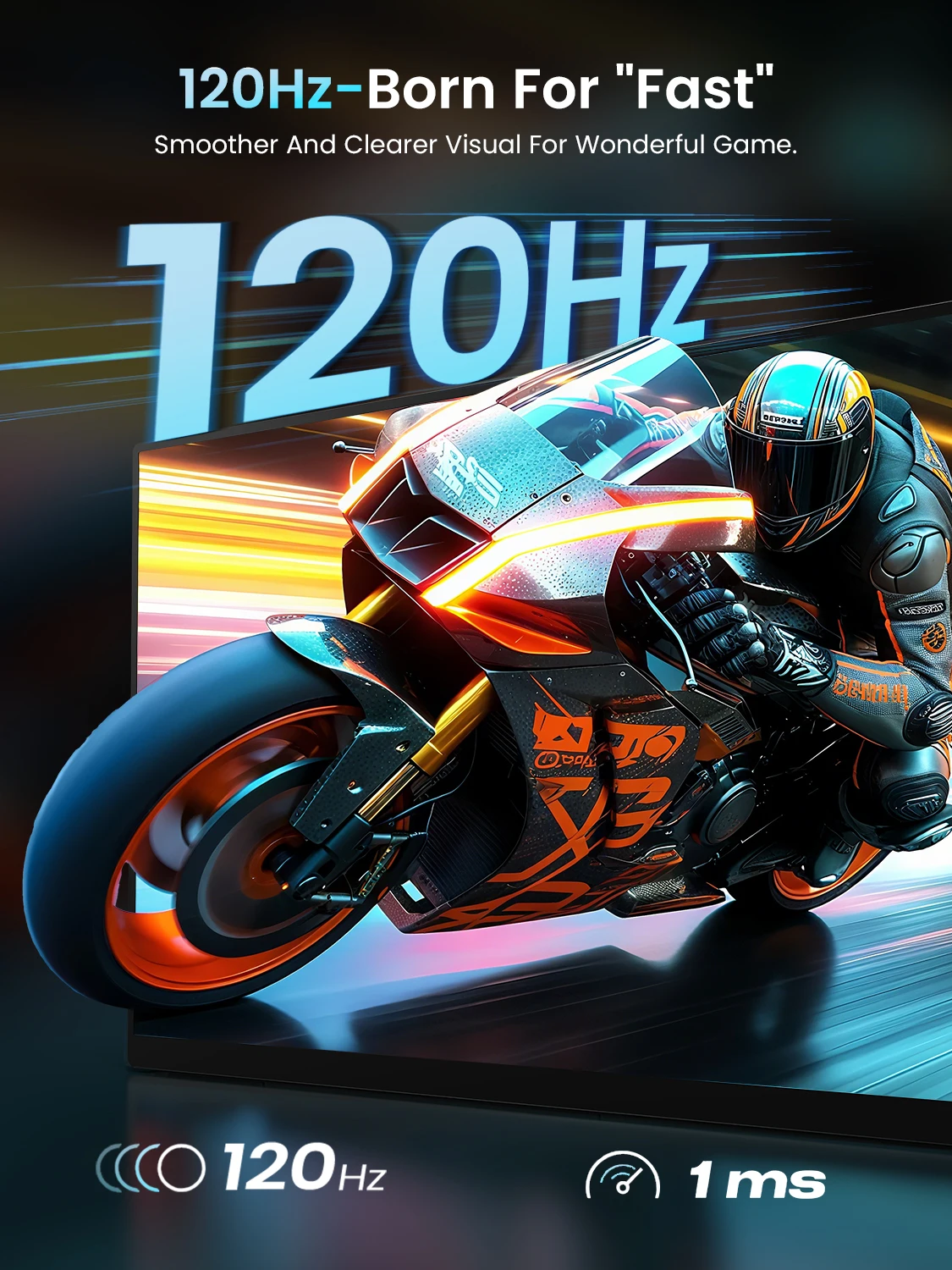 شاشة UPERFECT المحمولة بدقة 4K UHD مقاس 17.3 بوصة 100% DCI-P3 120 هرتز FreeSync للألعاب لأجهزة Switch وPS5 وXbox وPC والكمبيوتر المحمول وMac والهاتف مع حامل ومكبر صوت مدمجين