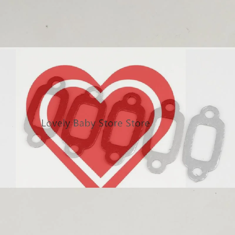 【BS】5Pcs/Set 1/5 Scale Exhaust Pipe Gasket Fit For Rovan LT F5 23-36CC RC Car Replacement Spare Upgrade Parts