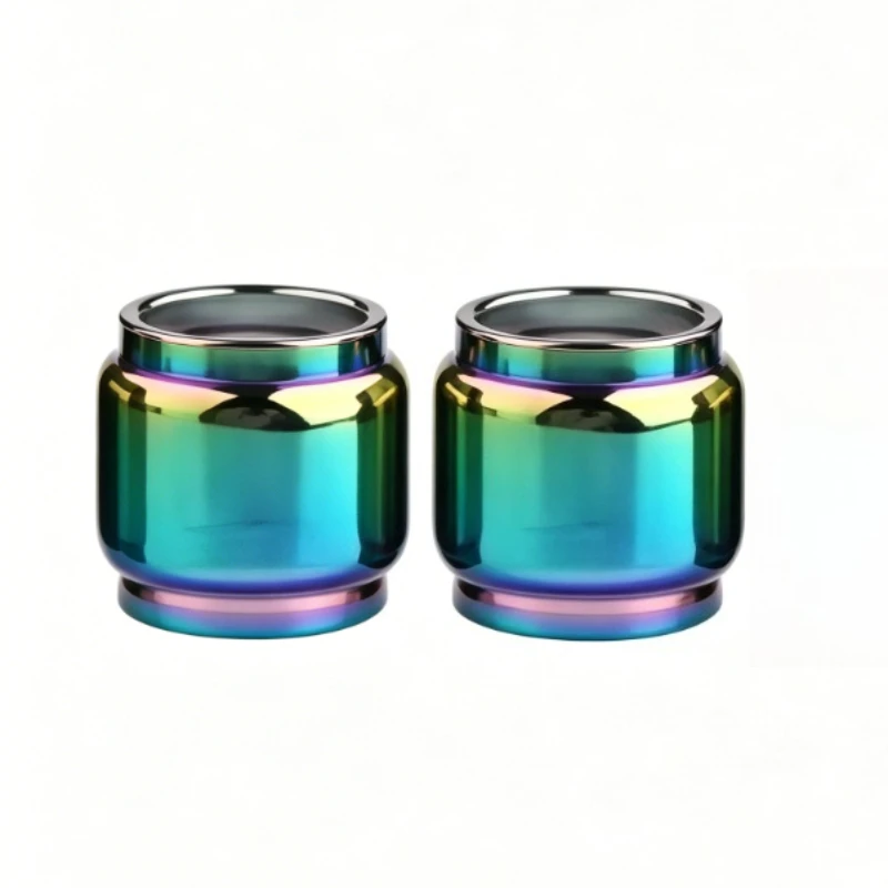 2 PCS Rainbow Bubble Glass Tube for Vaporesso Skrr Skrr-s Luxe S GEN Revenger X Switcher Kit Sky Solo Plus Revenger with NRG