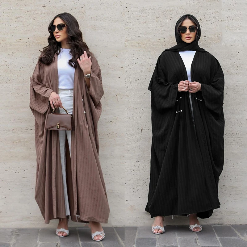 

New Fashion Coat Robe Women 2024 Muslim Türkiye Casual Large Size Abaya