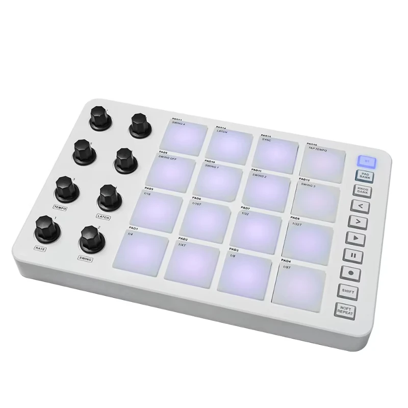 

Hot Sale Portable RGB Backlit MIDI Controller LaunchPad MIDI Keyboard With Good Quality