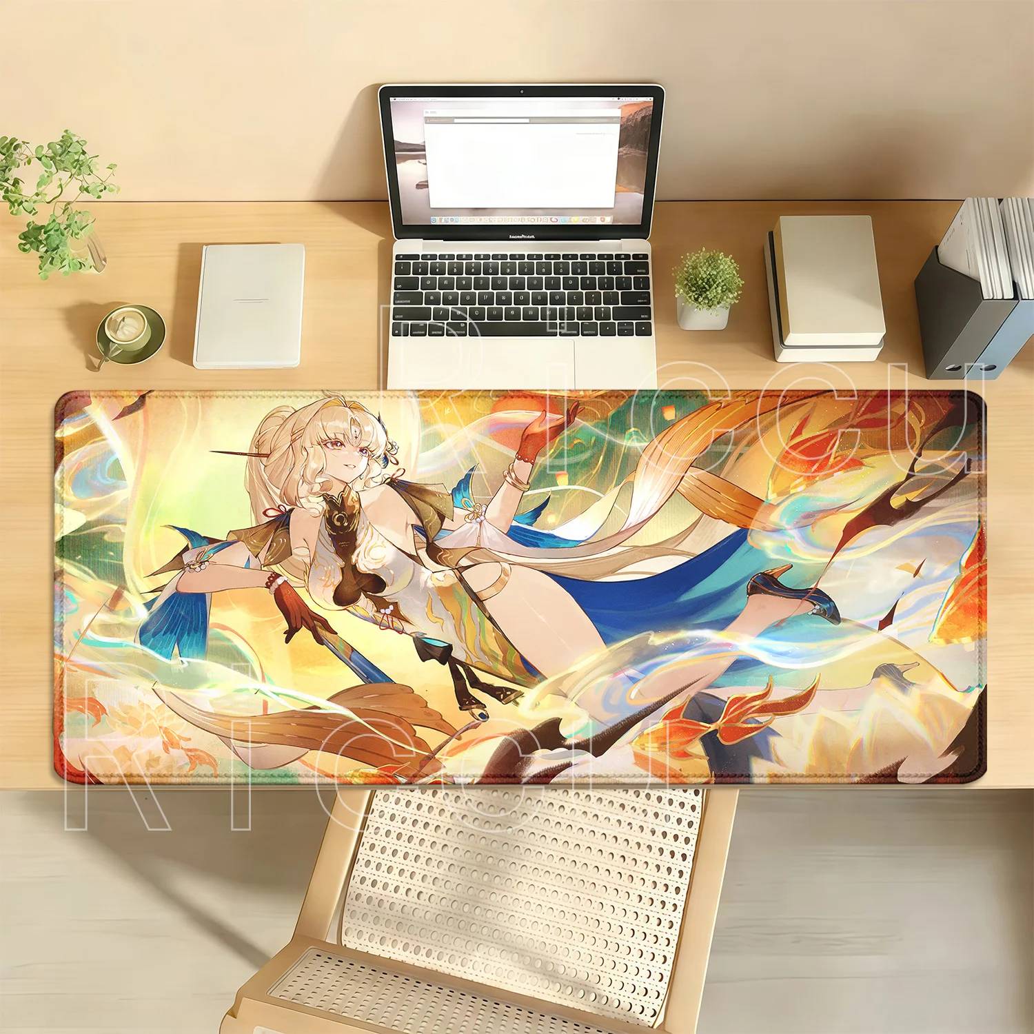 HD Printing Suisui‌ Wuthering Waves Mouse Pad Gaming Office Accessories Non-slip Mousepad Overlock Anime Sexy Girl XXL Desk Mat