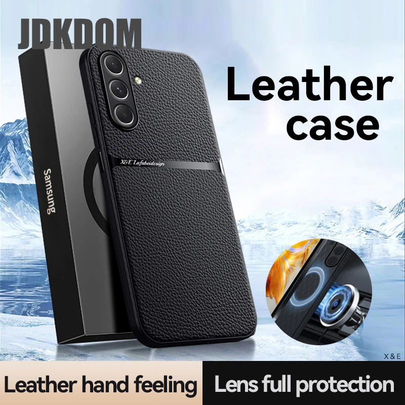 JDKDOM Shockproof Leather Phone Case For Samsung S26 S25 Edg