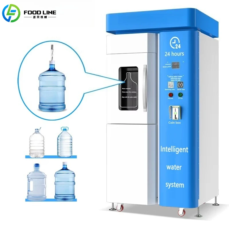 Customized Water Purifier Reverse Osmosis Refill Vending Machine with Coin Operation Alkaline Ro Water System Pure Water Machine