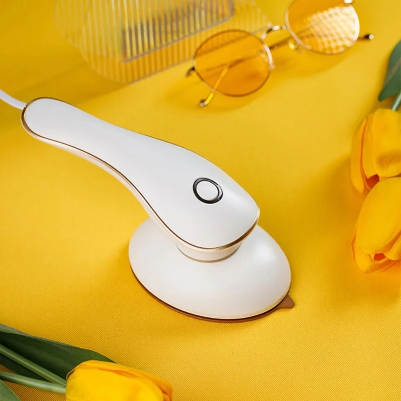 Small Portable Mini Iron Wet Dry Use Safe Handheld Steam Iron For Dormitory Home Travel White