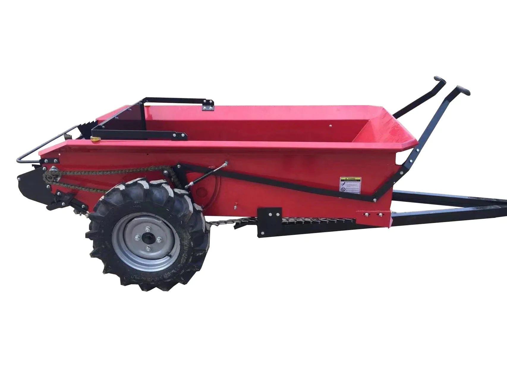 Atv Farm Fertilizer Spreader Manure Spreader Tires Pto Organic Fertilizer Agriculture Manure Seeder Machine Broadcast For Lawn