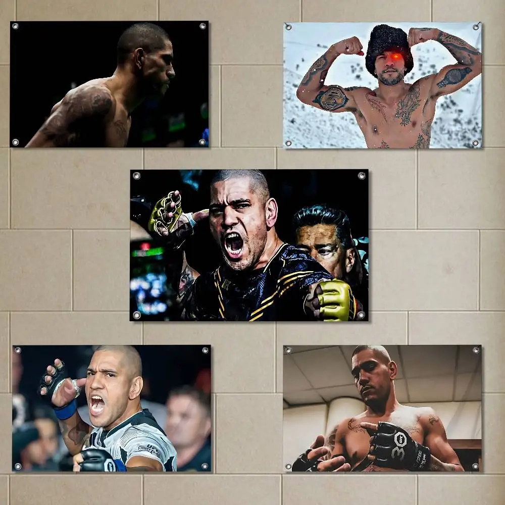 

Weight category Alex Pereira Flag Tapestry Banner Bedroom Living Room Bar Party Wall Decor Outdoor Use