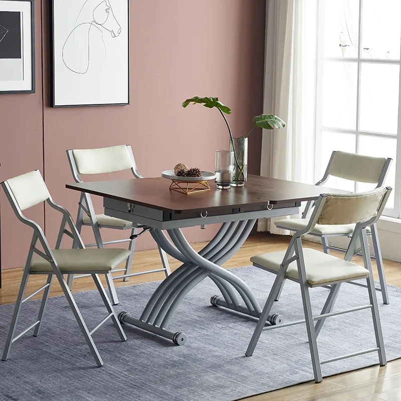 Haushalt klappbare Rückenlehne Stoff Esszimmer Computer Konferenz Mahjong Stühle