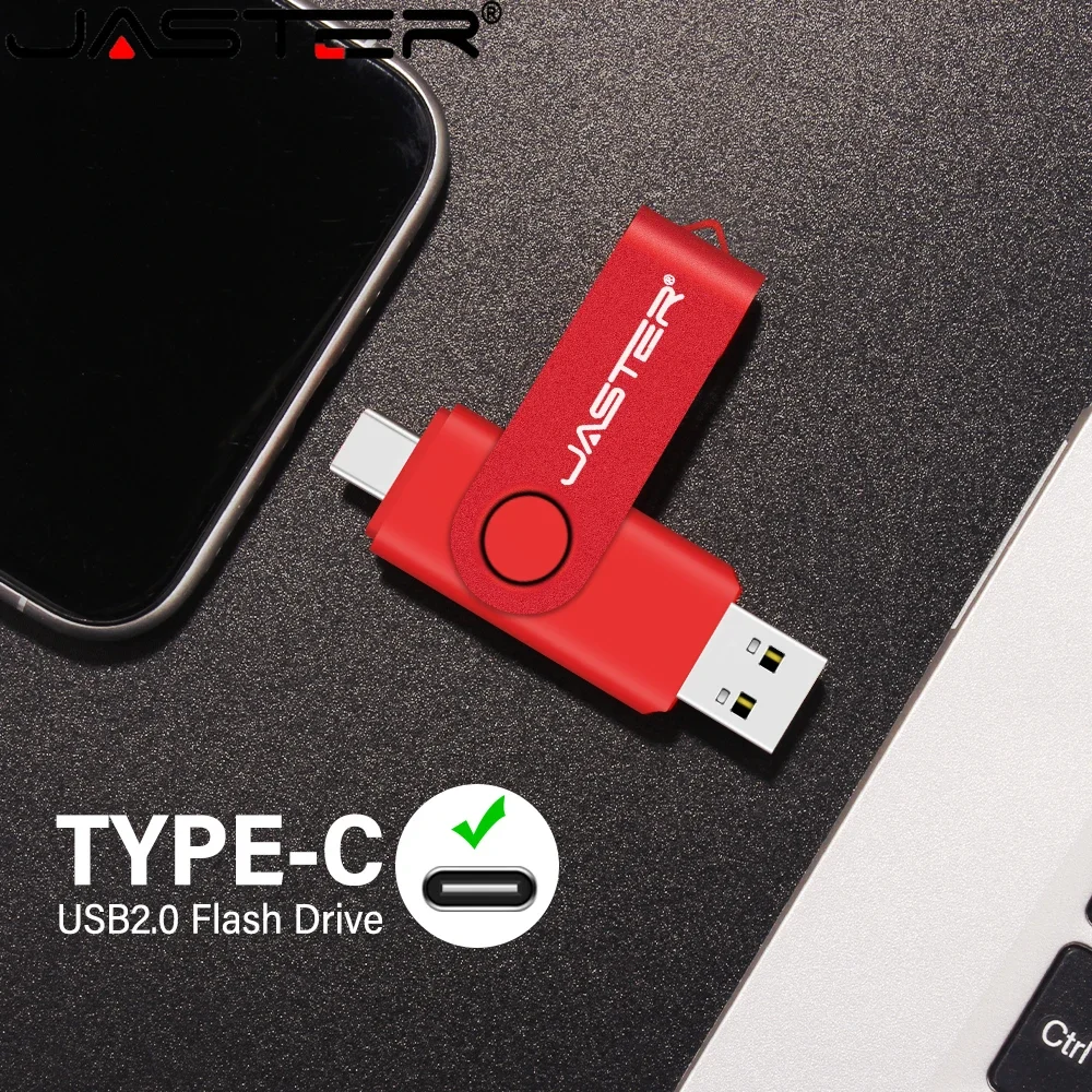 Usb 2.0 Flash Drive 2 In 1 Usb En Type C Pen Drive/4Gb/Pendrive Memory Stick Flash Disk Voor Pc Telefoon