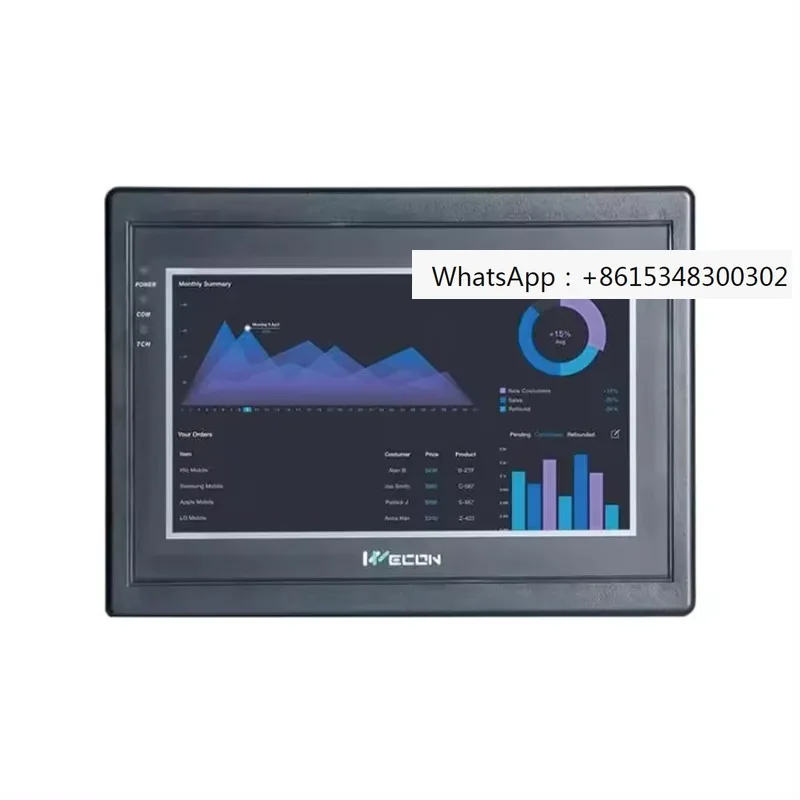 WECON automation control system touch screen 4.3 inch 7 inch PI3043ie PI3070ie human-machine interface hmi