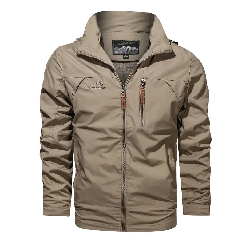 2024 Herren neue Herbst wind dichte wasserdichte Outdoor-Kapuzen jacke