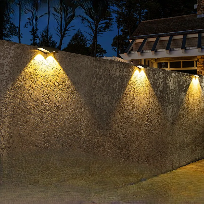 

New Solar Garden Light Outdoor Villa Garden Inductive Decorative Atmosphere Solar Wall Washing Light