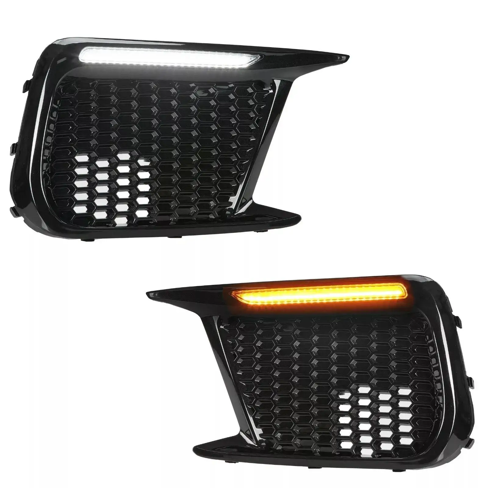 

2x LED Drl with Fog Light Lamp Bezels for Subaru Car Spare Part 57731VA410