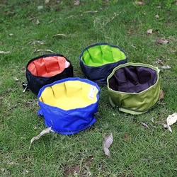 Cuenco plegable para perros - Agua y comida para viaje al aire libre