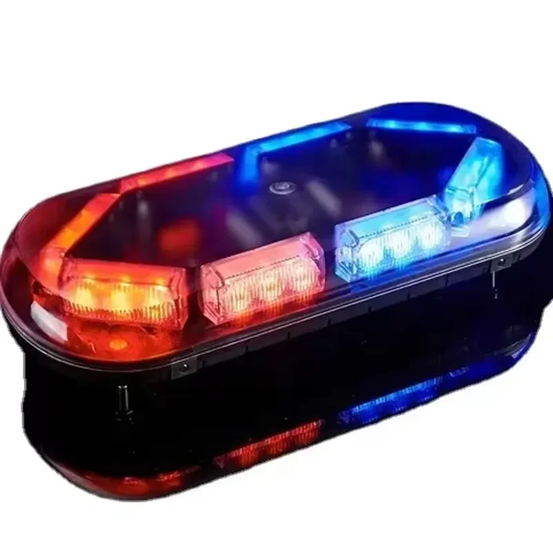Feux de signalisation rotatifs à LED Senken Ultra Bright 3 Watt à fixation magnétique 10-30V haute luminosité, mini barre lumineuse