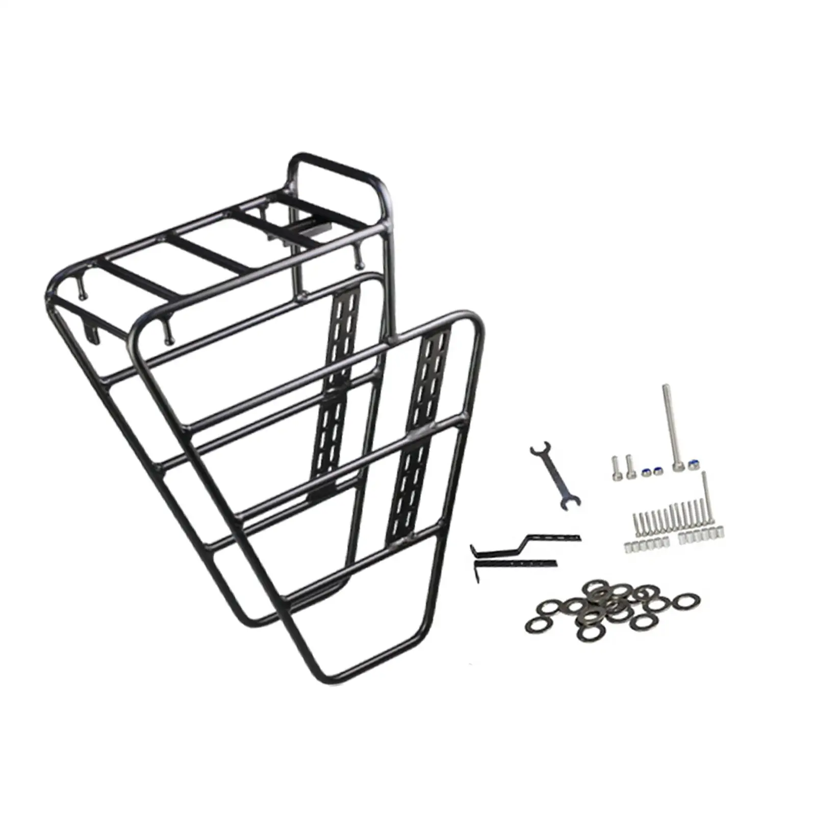 

Bike Front Rack Backpack Carrier Rack Easy to Install Practical Bike Equipment