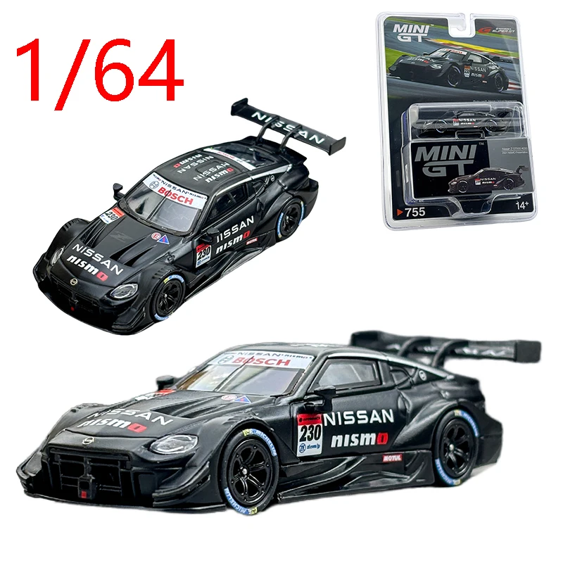

Литая под давлением модель автомобиля из сплава Nissan в масштабе 1/64, модель автомобиля Nissan Z GT500, оригинальная коробка