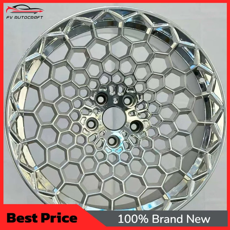 

【2026】Factory Price Custom New Lightweight Monoblock Forged Hyper Silver 19-22 Inch 5x112/5x120 Performance Aftermarket Car Whee