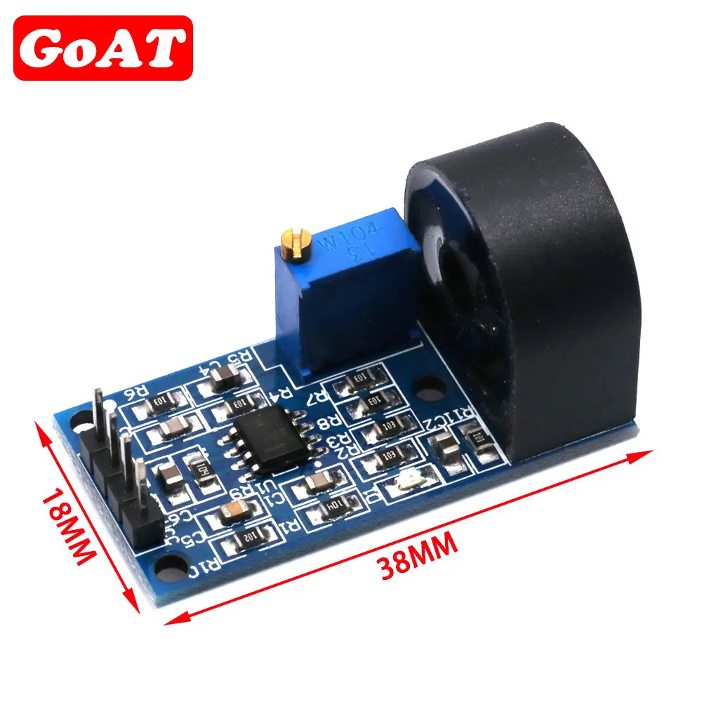 AC Current Sensor ZMCT103C High Precision Current Transformer Single-Phase 5A/5mA Power Sensor Module Electronic DIY For Arduino