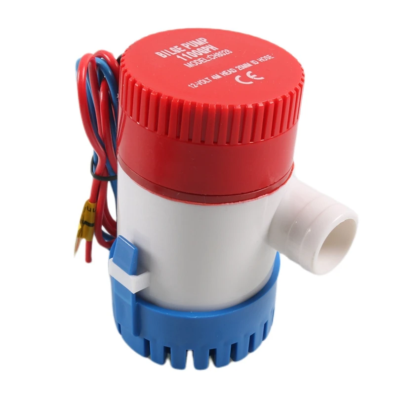 

B0a-tMarine Bilge Pump 12V 1100GPH Drain Kit for Boat Seaplane Motor Houseboat Mini Electric Water