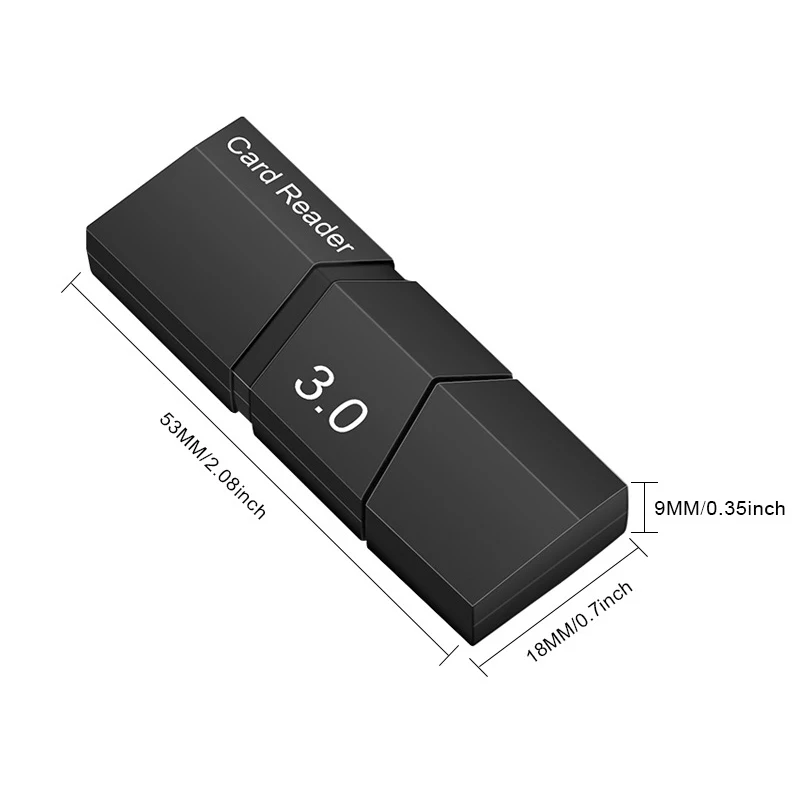 USB3.0 TF Card Reader Высокоскоростной Micro SD Card Reader Writer Plug Play Адаптер передачи данных для компьютера, ноутбука, ноутбука