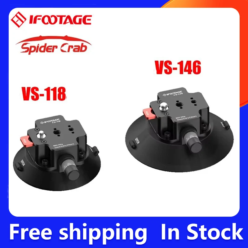 IFootage Spider Crab On-Board Suction Cup Car ShootingSystem Micro Single Camera GOPRO Film Camera Marriage Car Shooting