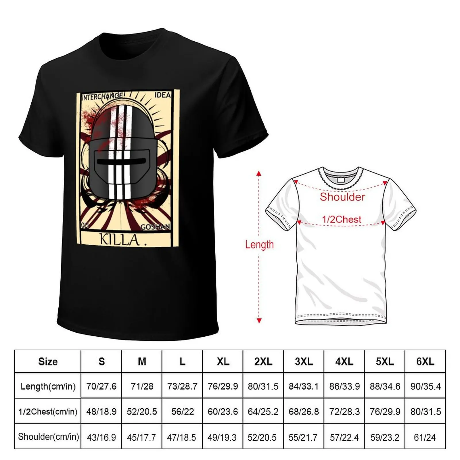 Escape From Tarkov - Bloody Killa Tarot T-Shirt Casual Minimalist Short Sleeve Top