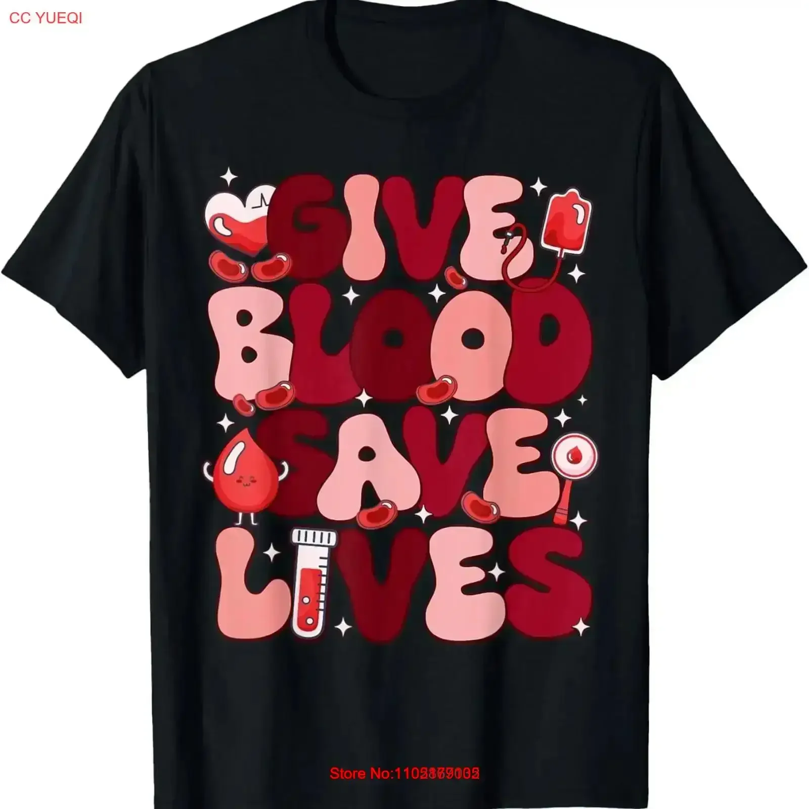 Give Blood Save Lives Donation World Donor Day T Shirt vintage Washed homme Stretched Slightly Versatile Comfortable vintage