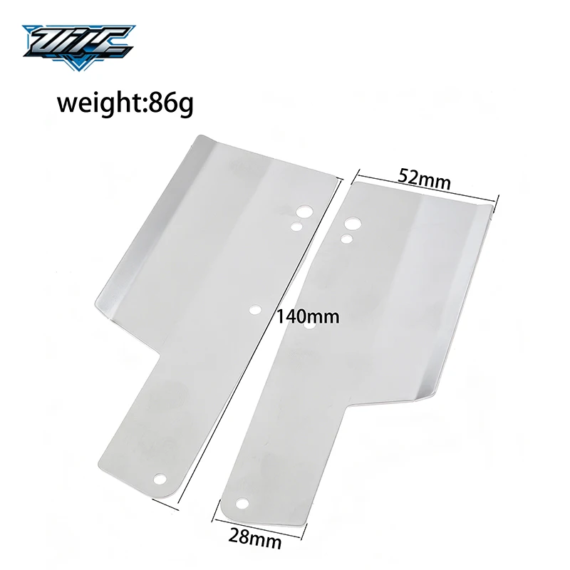 Stainless Steel Rear Mud Guards for Arrma 1/7 FIRETEAM BIG ROCK 1/8 KRATON OUTCAST NOTORIOUS 6S BLX Upgrade Parts