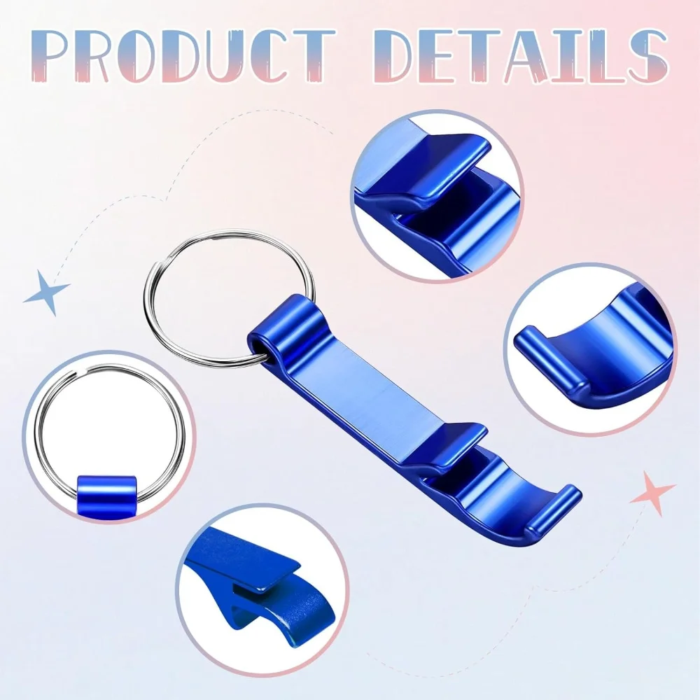 10-100 قطعة مختلط المعادن سلسلة مفاتيح محمولة فتاحة الزجاجات لعيد ميلاد الزفاف الضيوف بار الصيف حفلة هدية تذكارية شنطة هدايا