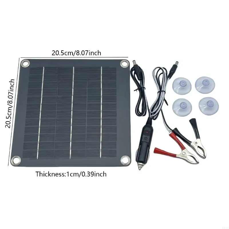 Pannello solare 581E con filo 10w 12V incolle gocciolante solare Pannello solare Modulo sistemi in silicio in
