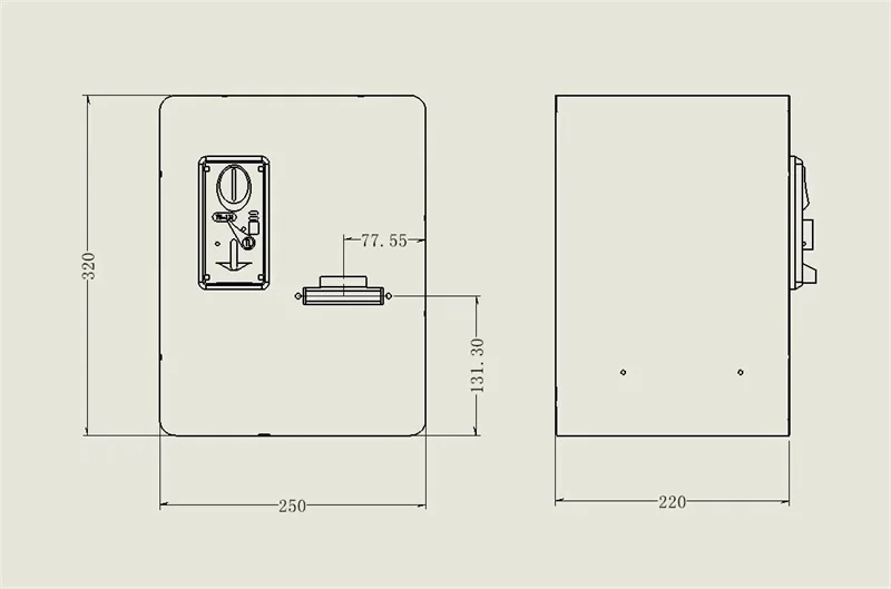 3-inch family mini button small card dispenser