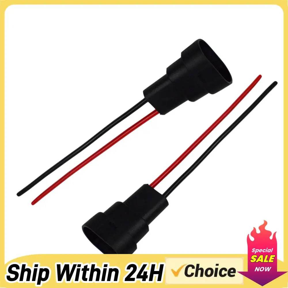 

2pcs HB3 HB4 Socket Wiring Harness Male Connector Pig Tail for Fog Headlight