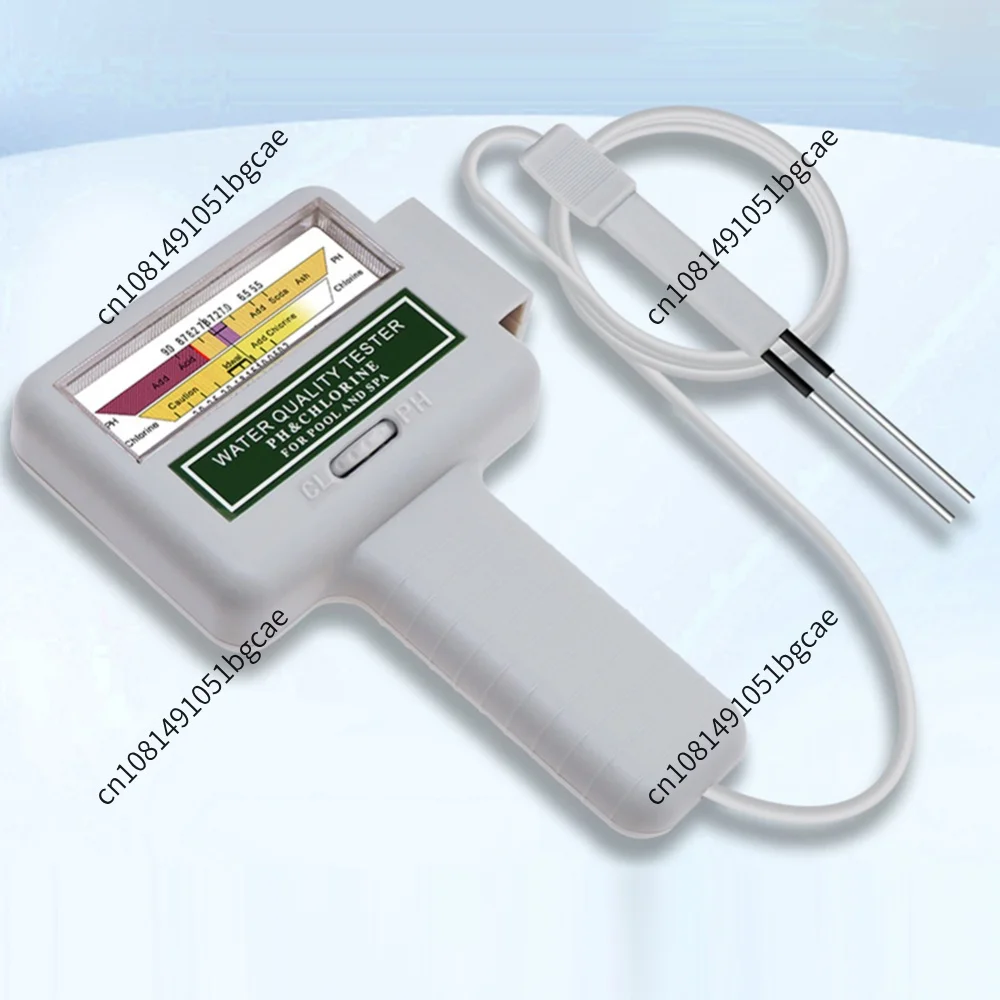 PH Chlorine Meter Tester 2-in-1 Portable Water Quality Testing Device High Precision Easy To Use Spa Swimming Pools Checker