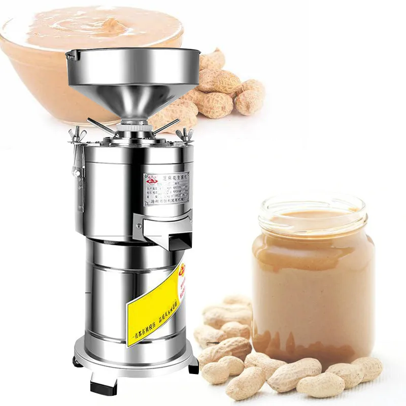 Peanut Butter Machine Grinder Sesame Butter Making Machine Food Processing Machinery Sesame Almond Paste Maker