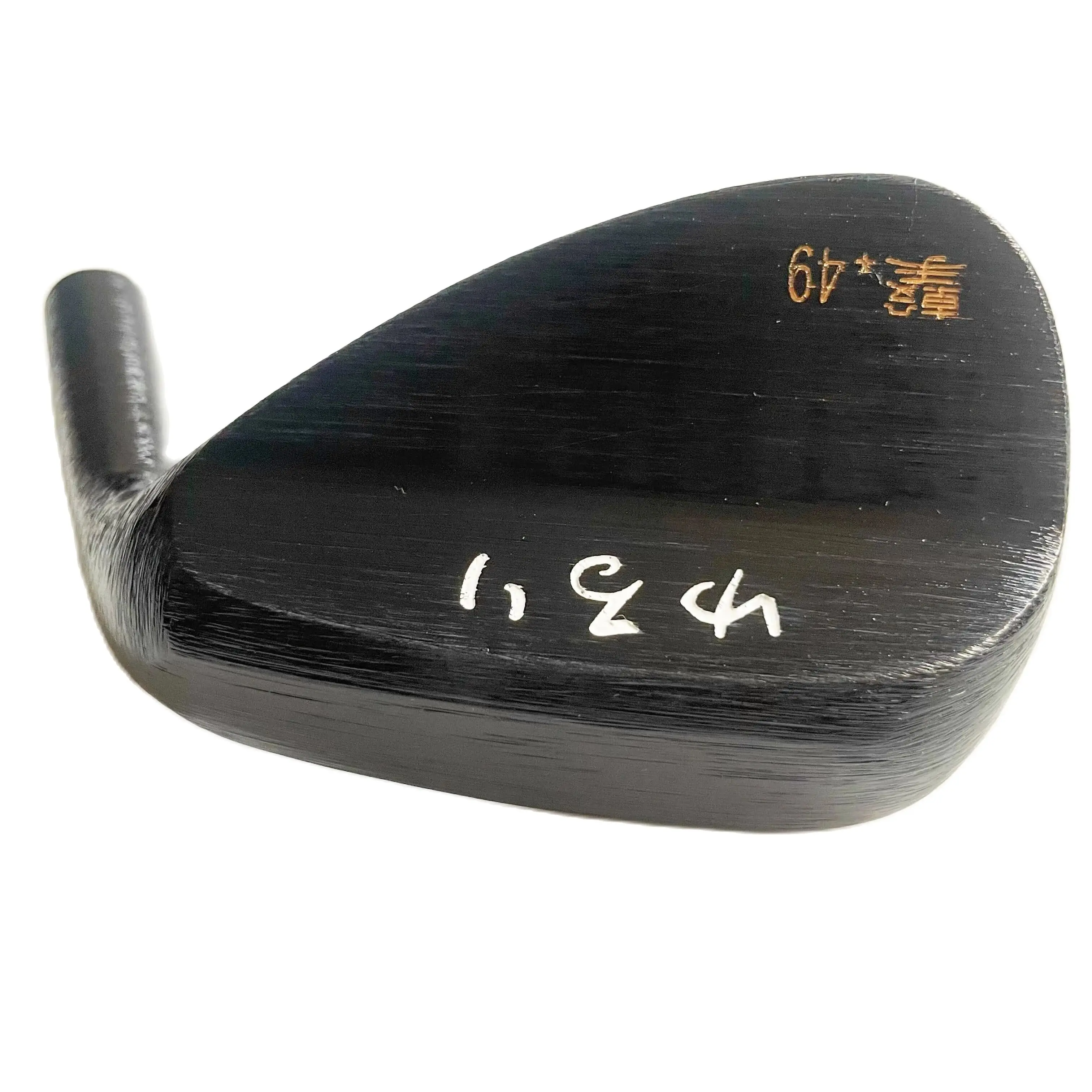 

Golf Wedge Head Forged Carbon Steel Raw Gekku Wedge 49/53/57/61 Degrees Black Stained