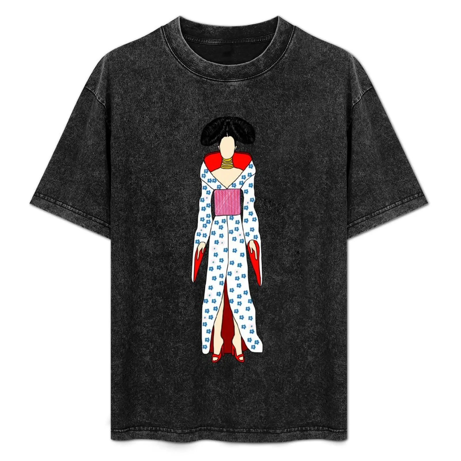 

Bjork 7 T-Shirt All Match Print Short Sleeve Top