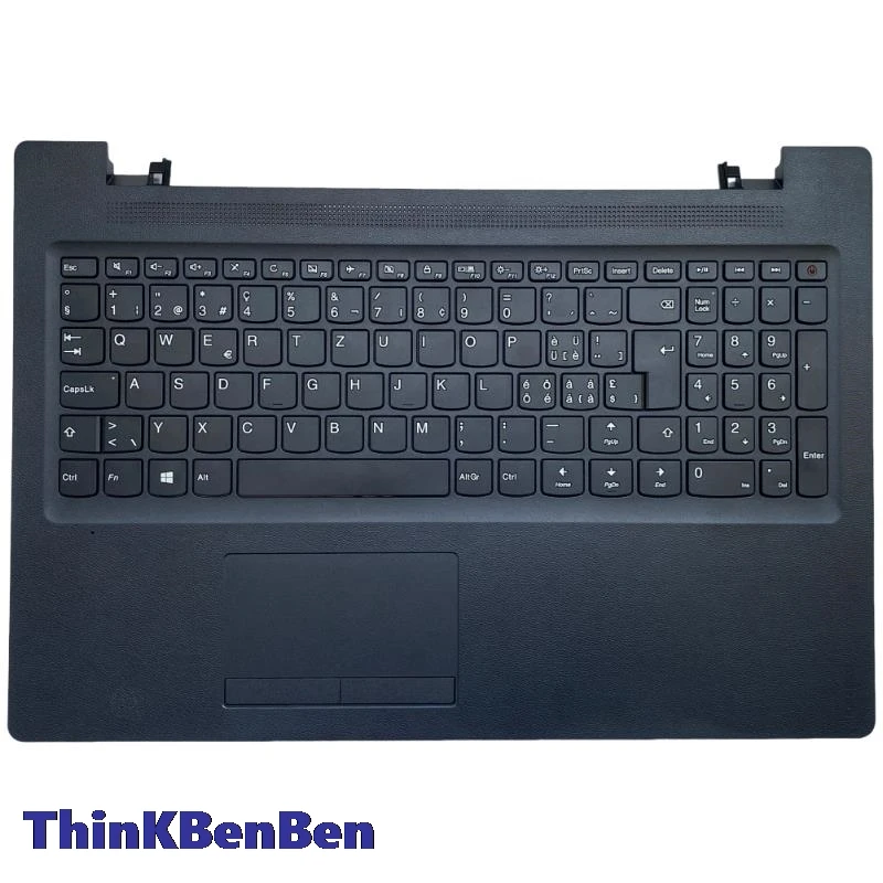 

SWS Swiss Black Keyboard Upper Case Palmrest Shell Cover For Lenovo Ideapad 110 15 15ACL 15AST 5CB0L46252