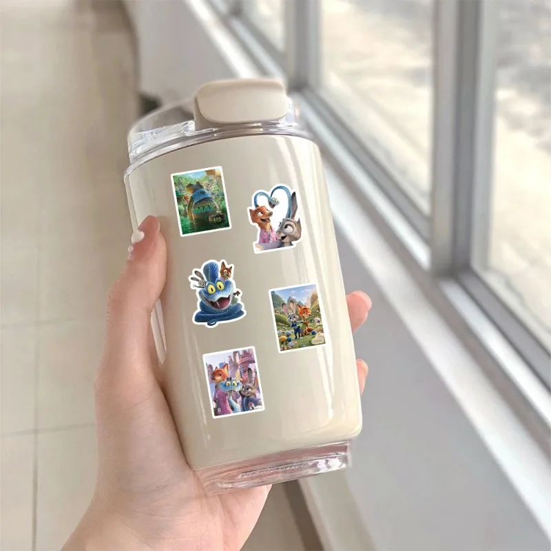 60PCS Cartoon Personality Zootopia2 Creative Graffiti Decorative Stickers