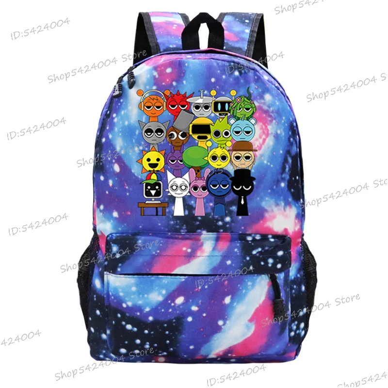 2025 New Sprunki Men Women Shouder Backpack Funny Cartoon Game Mochilas Para Estudiantes Sprunki Incredibox School Bags for Boys