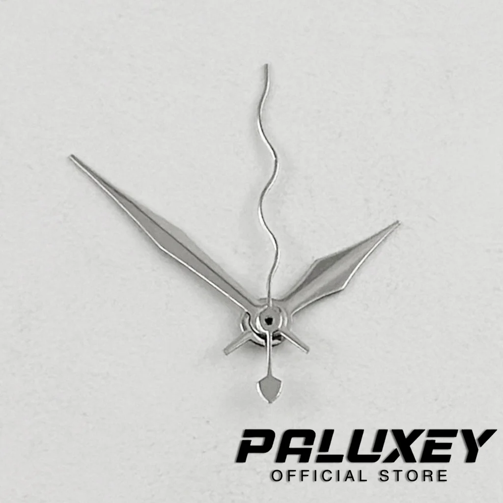 NH35 لا مضيئة الأيدي مجعد تموج ساعة الأيدي الذهب الوردي الفضة ساعة إبرة مناسبة لحركة NH34 NH35 NH36 4R 7S