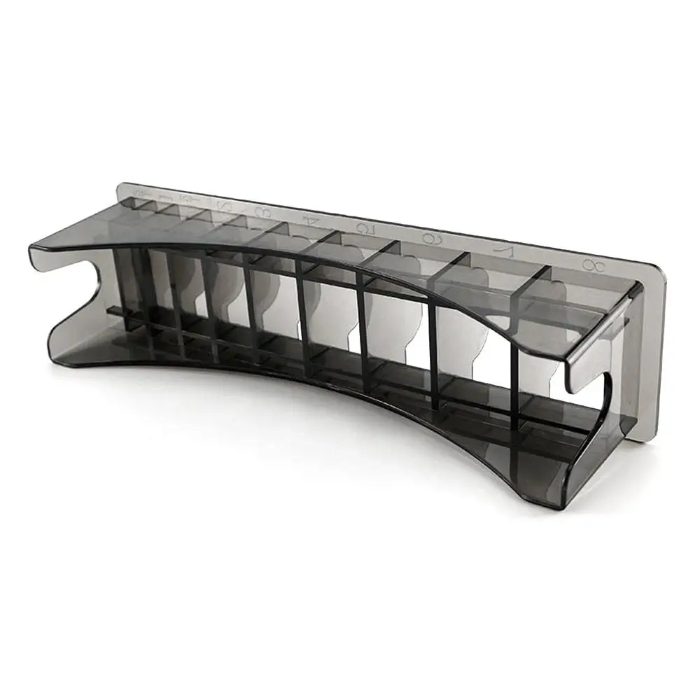 Supplies Universal Clipper Guard Holder Transparent Barber Shop Hair Clipper Storage Box Rectangular Clipper Comb Case