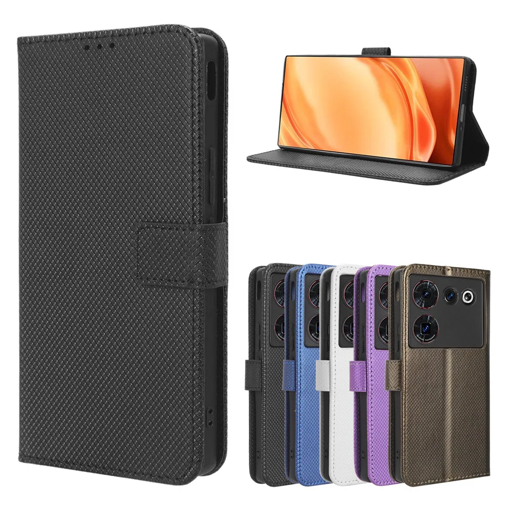 Flip Case For ZTE Nubia Z50 Ultra Wallet Magnetic Luxury Leather Cover For ZTE Nubia Z50Ultra NX712J Phone Bags Case 6.8