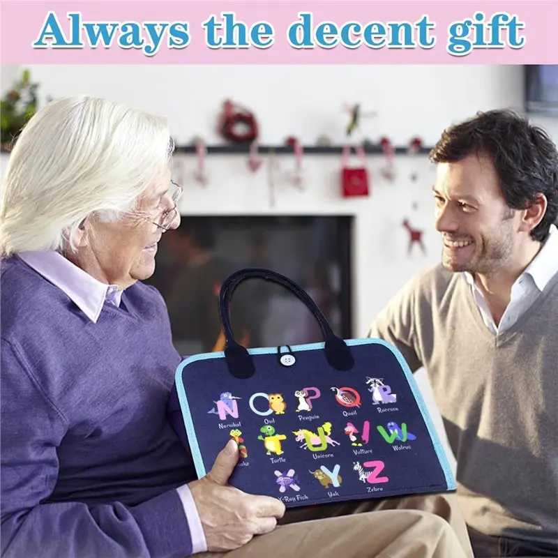 ABMR-Fidget Blanket For Adults With Dementia, Dementia Products For Elderly, Alzheimers Activities For Seniors
