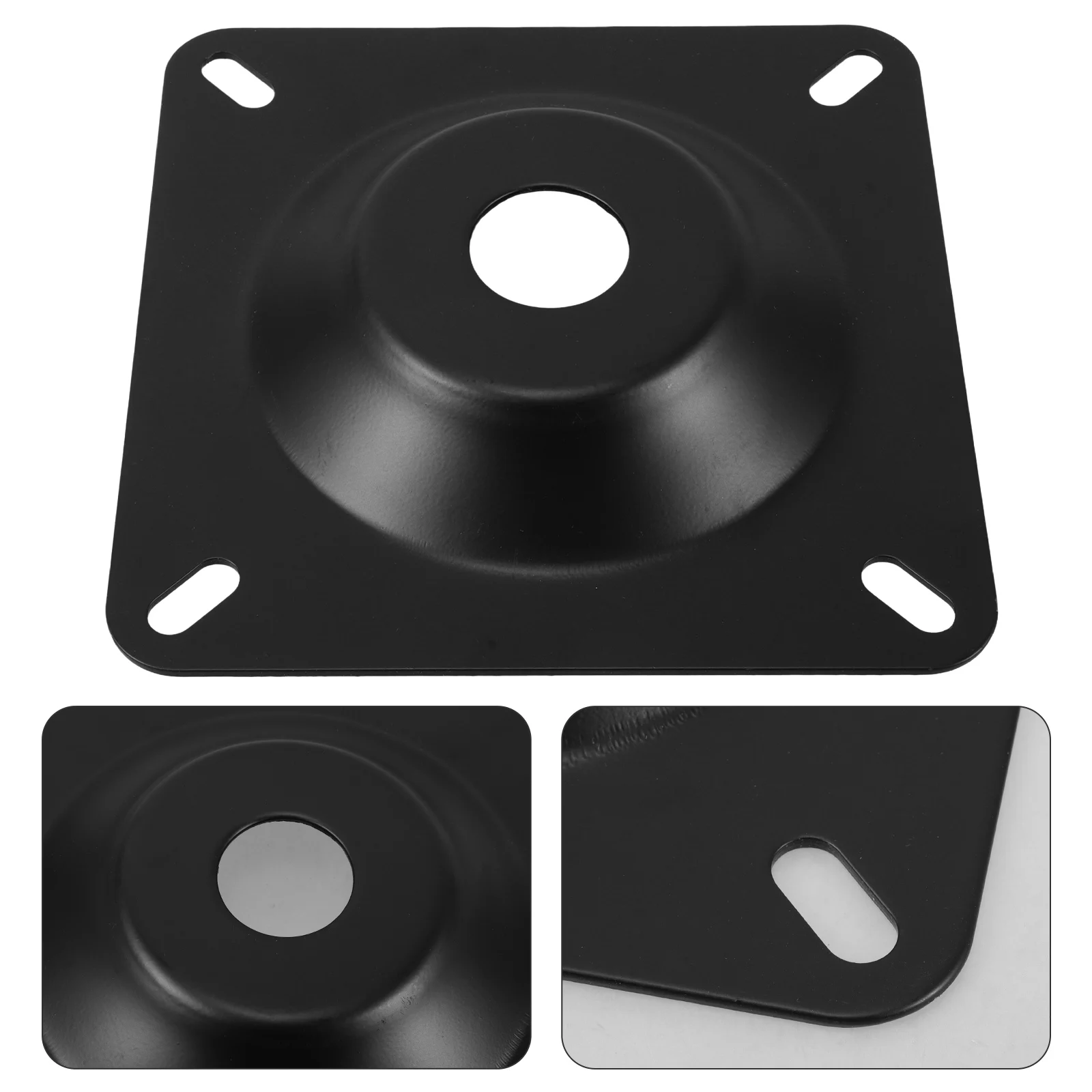 

Sturdy Square Plate For Barber Replacement Salon Parts Heavy Duty Iron Swivel Durable Base Elevating Stable Office Chair